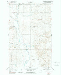 Download a high-resolution, GPS-compatible USGS topo map for Blacktail Lake SE, ND (1989 edition)