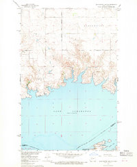 Download a high-resolution, GPS-compatible USGS topo map for Blackwater Lake SE, ND (1969 edition)