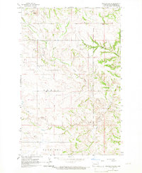 Download a high-resolution, GPS-compatible USGS topo map for Blue Buttes SE, ND (1967 edition)