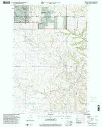 Download a high-resolution, GPS-compatible USGS topo map for Blue Buttes SE, ND (2001 edition)