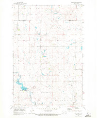 Download a high-resolution, GPS-compatible USGS topo map for Bluegrass, ND (1972 edition)