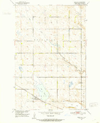 Download a high-resolution, GPS-compatible USGS topo map for Bordulac, ND (1953 edition)