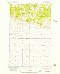 preview thumbnail of historical topo map of Bottineau County, ND in 1955