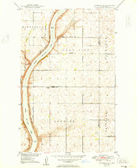 preview thumbnail of historical topo map of Burke County, ND in 1949