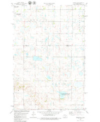 preview thumbnail of historical topo map of Kidder County, ND in 1978