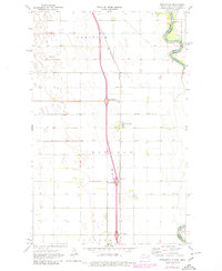 Download a high-resolution, GPS-compatible USGS topo map for Bowesmont, ND (1980 edition)