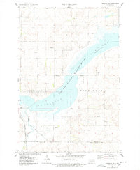 preview thumbnail of historical topo map of Burleigh County, ND in 1975