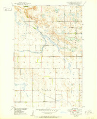 preview thumbnail of historical topo map of Eddy County, ND in 1950