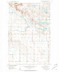 Download a high-resolution, GPS-compatible USGS topo map for Brantford NE, ND (1950 edition)