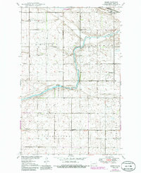 Download a high-resolution, GPS-compatible USGS topo map for Bremen, ND (1986 edition)