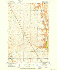 Download a high-resolution, GPS-compatible USGS topo map for Buchanan, ND (1952 edition)