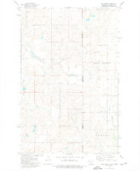 Download a high-resolution, GPS-compatible USGS topo map for Bull Butte, ND (1977 edition)