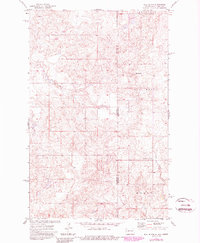 Download a high-resolution, GPS-compatible USGS topo map for Bull Butte, ND (1989 edition)