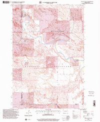 Download a high-resolution, GPS-compatible USGS topo map for Bullion Butte, ND (2001 edition)