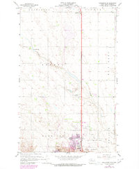 Download a high-resolution, GPS-compatible USGS topo map for Burlington SE, ND (1980 edition)