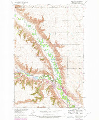 Download a high-resolution, GPS-compatible USGS topo map for Burlington, ND (1980 edition)