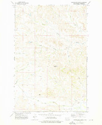 Download a high-resolution, GPS-compatible USGS topo map for Burning Mine Butte, ND (1976 edition)