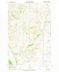 Download a high-resolution, GPS-compatible USGS topo map for Burnt Butte, ND (1964 edition)