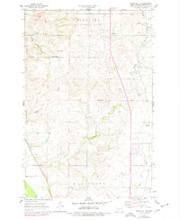 preview thumbnail of historical topo map of Burleigh County, ND in 1962