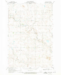 preview thumbnail of historical topo map of Hettinger County, ND in 1969