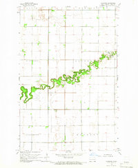 Download a high-resolution, GPS-compatible USGS topo map for Caledonia, ND (1966 edition)