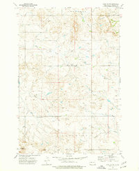 Download a high-resolution, GPS-compatible USGS topo map for Camel Butte, ND (1977 edition)