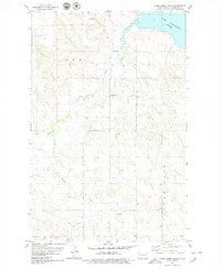 Download a high-resolution, GPS-compatible USGS topo map for Camp Creek East, ND (1979 edition)