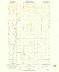 preview thumbnail of historical topo map of Towner County, ND in 1957