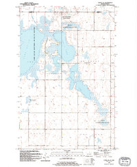 Download a high-resolution, GPS-compatible USGS topo map for Cando SE, ND (1994 edition)