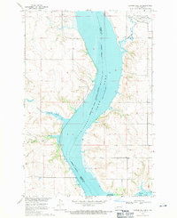 Download a high-resolution, GPS-compatible USGS topo map for Cannon Ball SE, ND (1971 edition)