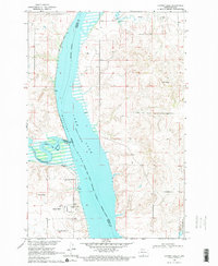 Download a high-resolution, GPS-compatible USGS topo map for Cannon Ball, ND (1971 edition)
