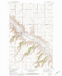 Download a high-resolution, GPS-compatible USGS topo map for Carpio, ND (1984 edition)