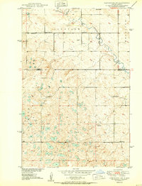 preview thumbnail of historical topo map of Stutsman County, ND in 1950