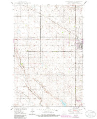 Download a high-resolution, GPS-compatible USGS topo map for Carrington West, ND (1986 edition)