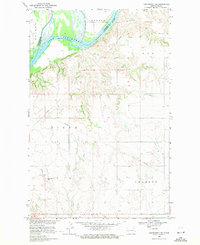 Download a high-resolution, GPS-compatible USGS topo map for Cartwright NE, ND (1971 edition)