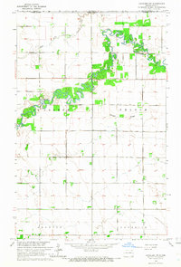 preview thumbnail of historical topo map of Pembina County, ND in 1964