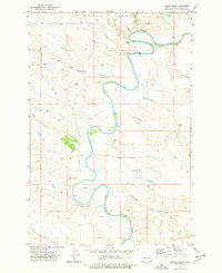 Download a high-resolution, GPS-compatible USGS topo map for Cedar Ridge, ND (1977 edition)
