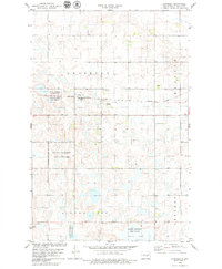 preview thumbnail of historical topo map of Wells County, ND in 1978