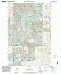 Download a high-resolution, GPS-compatible USGS topo map for Chimney Butte, ND (2001 edition)