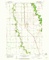 Download a high-resolution, GPS-compatible USGS topo map for Christine, ND (1960 edition)