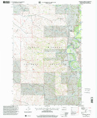 Download a high-resolution, GPS-compatible USGS topo map for Cinnamon Creek, ND (2001 edition)