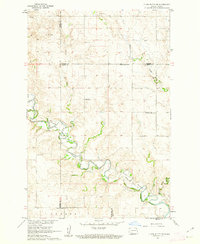 Download a high-resolution, GPS-compatible USGS topo map for Clark Butte NE, ND (1962 edition)