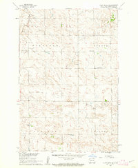 1960 Map of Hettinger County, ND, 1962 Print