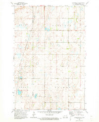preview thumbnail of historical topo map of Barnes County, ND in 1970
