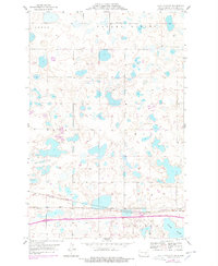 preview thumbnail of historical topo map of Stutsman County, ND in 1954