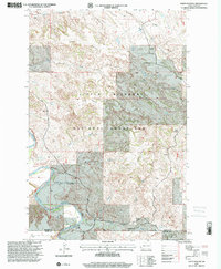 Download a high-resolution, GPS-compatible USGS topo map for Cliffs Plateau, ND (2001 edition)