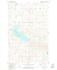 Download a high-resolution, GPS-compatible USGS topo map for Cottonwood Lake, ND (1981 edition)