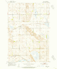 Download a high-resolution, GPS-compatible USGS topo map for Crete, ND (1954 edition)