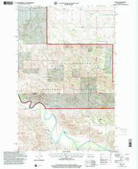 Download a high-resolution, GPS-compatible USGS topo map for Croff, ND (2001 edition)
