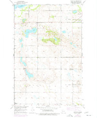 Download a high-resolution, GPS-compatible USGS topo map for Crow Hill, ND (1977 edition)